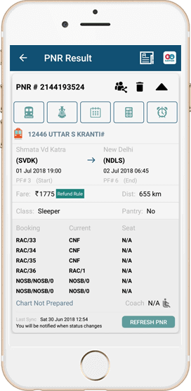 Check IRCTC PNR Status