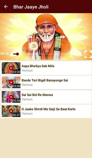 SaiBaba Bhajans  Aarti and Wallpapers App