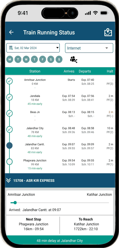 Railway Train Enquiry