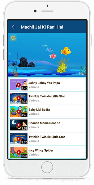 Nursery Rhymes with Music in Hindi and English